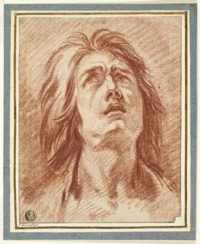 Distress: Head of a Woman Looking Upwards