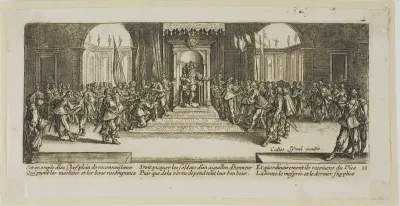 Distribution of Rewards, plate eighteen from The Large Miseries of War