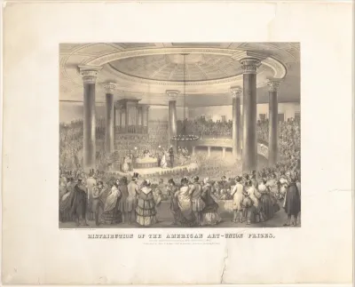 Distribution of the American Art-Union Prizes, at the Tabernacle, Broadway, December 24, 1847
