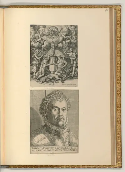 Diverse Darstellung mit Papst Pius V.; Porträt