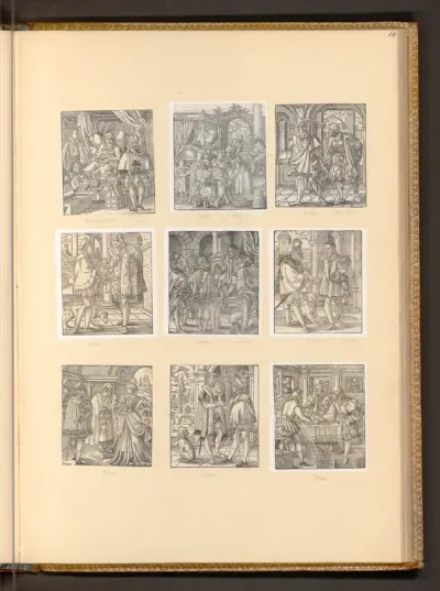 Diverse Darstellungen, allegorische Szenen (?)