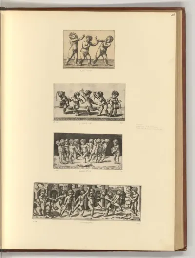Diverse Darstellungen mit Putti
