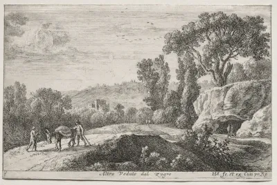 Diverse Views in and around Rome:  Second View of Zugro (Altro Veduto dal Zugro)