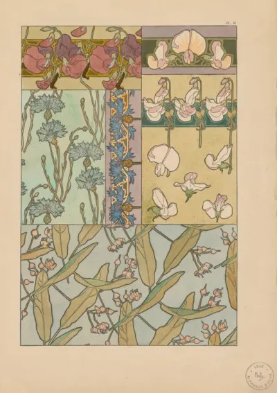 Documents Decoratifs:  Sweet Peas