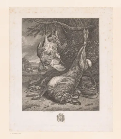 Dode haas en patrijzen