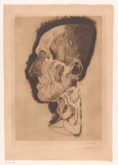 Dodenmasker van Antonio Canova