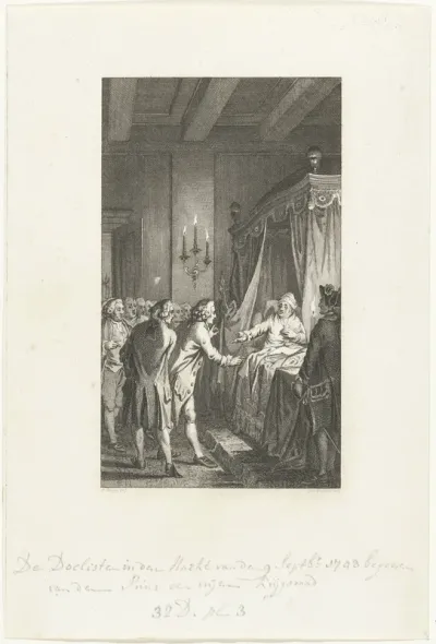 Doelisten vragen de Prins om een vrije krijgsraad, 1748