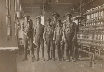 Doffer Boys in Globe Cotton Mill, Augusta, Georgia