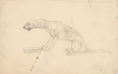 Dog by the Bowl