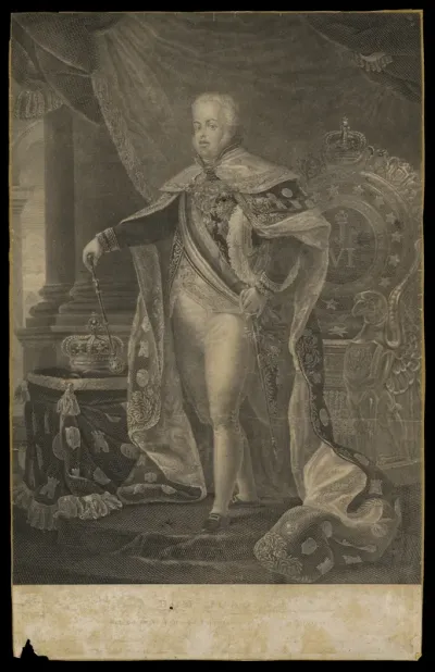 Dom João VI Rei do reino Unido de Portugal e do Brasil e Algarves
