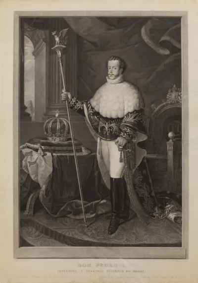 Dom Pedro I. Imperador, e defensor perpétuo do Brasil