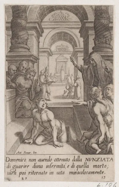 Domenico, from Scelta d'Alcuni Miracoli e Grazie della Santissima Nunziata di Firenze (Selection of Some Miracles and Graces that Occurred in the Church of the Annunziata in Florence)
