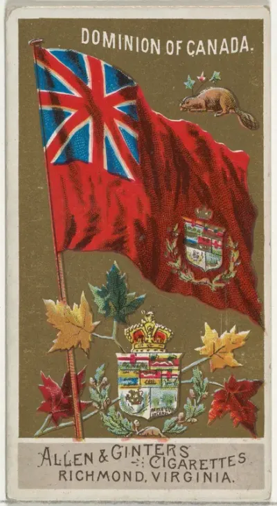 Dominion of Canada, from Flags of All Nations, Series 2 (N10) for Allen & Ginter Cigarettes Brands