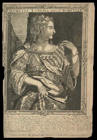 Domitia Longina, wife of Domitian, Emperor of Rome