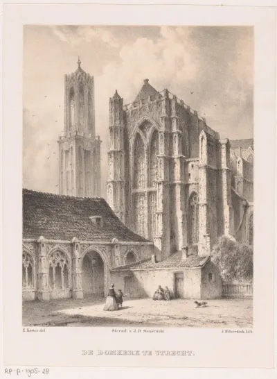 Domkerk en Domtoren in Utrecht