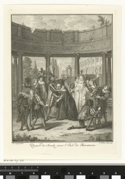 Don Quichot zegent Sancho