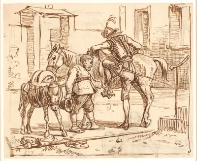 Don Quixote stiger til hest