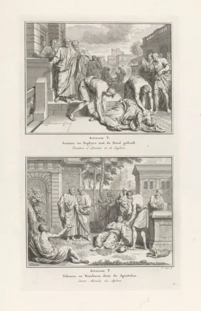 Dood van Ananias en Saffira / Genezingen door de apostelen