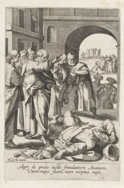 Dood van Ananias en Saffira