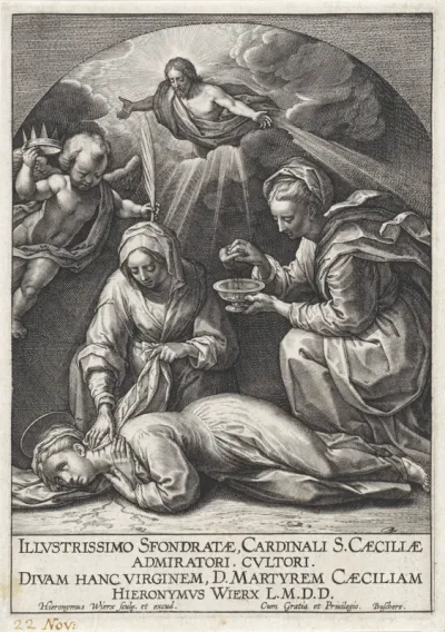 Dood van H. Cecilia