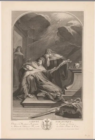 Dood van H. Scholastica