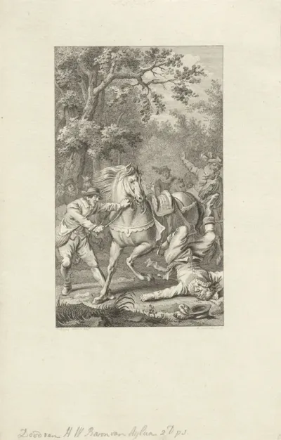 Dood van Hans Willem, baron van Aylva, 1691