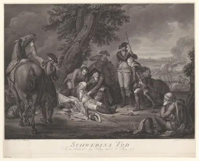 Dood van Kurd Christoph von Schwerin