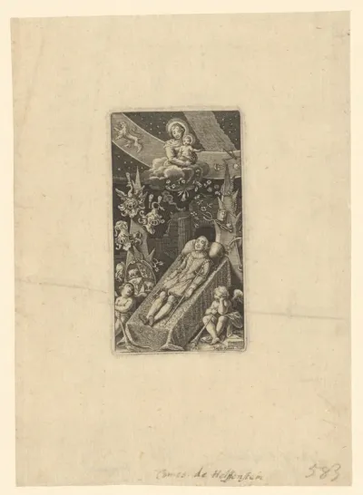 Doodsportret van Georg Wilhem Graaf von Helfenstein