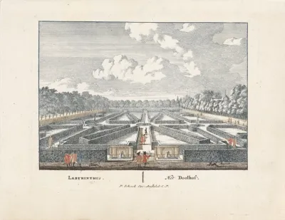 Doolhof in de tuinen van Paleis het Loo