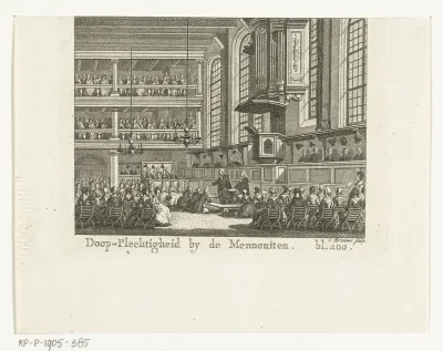 Doop in de Doopsgezinde Kerk Bij 't Lam te Amsterdam