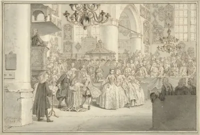 Doop van prins Willem V, 1748