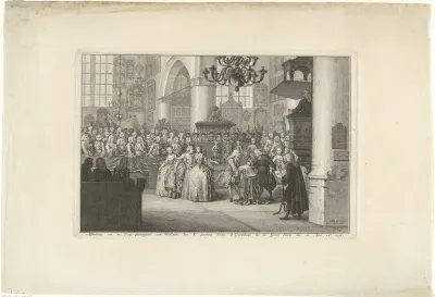 Doop van prins Willem V, 1748