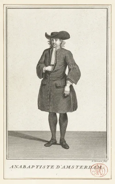 Doopsgezinde man uit Amsterdam