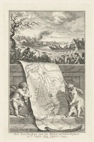 Doorbraak van de Rijn- en IJsseldijken, 1754