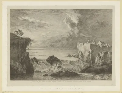 Doorbraak van de Sint-Anthonisdijk bij Amsterdam