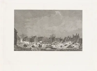 Doorbraak van de Wijnbergse Kaai te Vlissingen, 1808