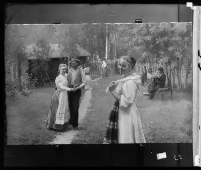 Dora Wahlroos: "Ilta Paraisilla" vuodelta 1898