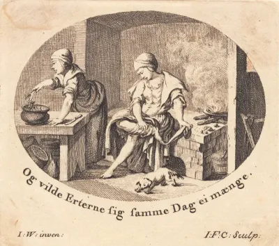 Dorothea i køkkenet