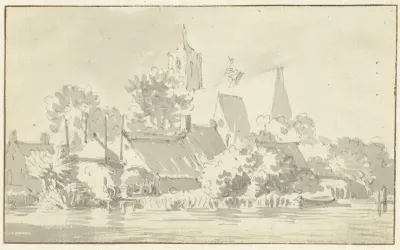 Dorp aan het water