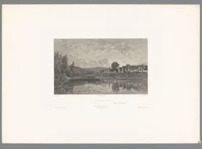 Dorp aan rivier