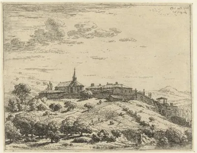 Dorp op een heuvel