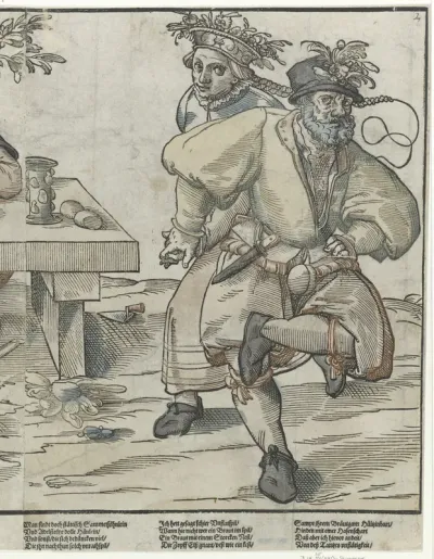 Dorpsbruiloftsfeest (rechterdeel)