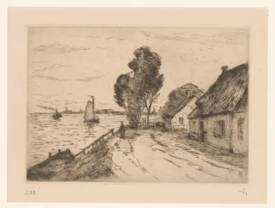 Dorpsgezicht in Kinderdijk