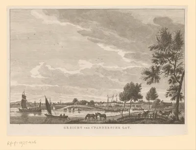 Dorpsgezicht in Pannerden in Gelderland