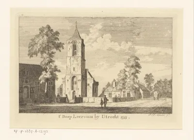 Dorpsgezicht te Leersum, 1755