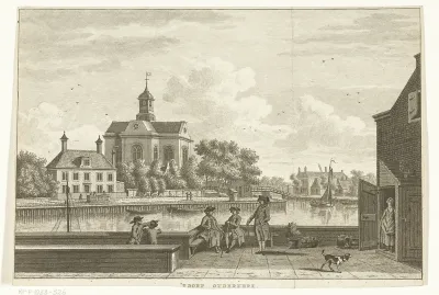 Dorpsgezicht te Ouderkerk aan de Amstel