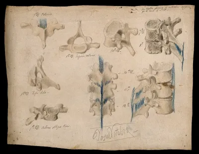 Dorsal vertebrae: eight figures