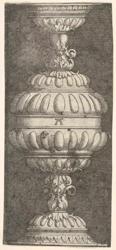 Double Goblet with Acanthus-Leaves