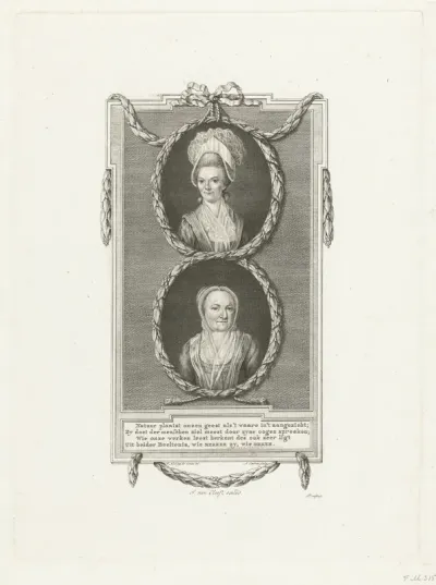 Double Portrait of Betje Wolff and Agatha Deken
