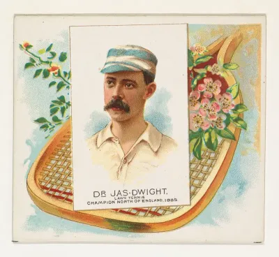 Dr. James Dwight, Lawn Tennis Champion North of England of 1885, from World's Champions, Second Series (N43) for Allen & Ginter Cigarettes